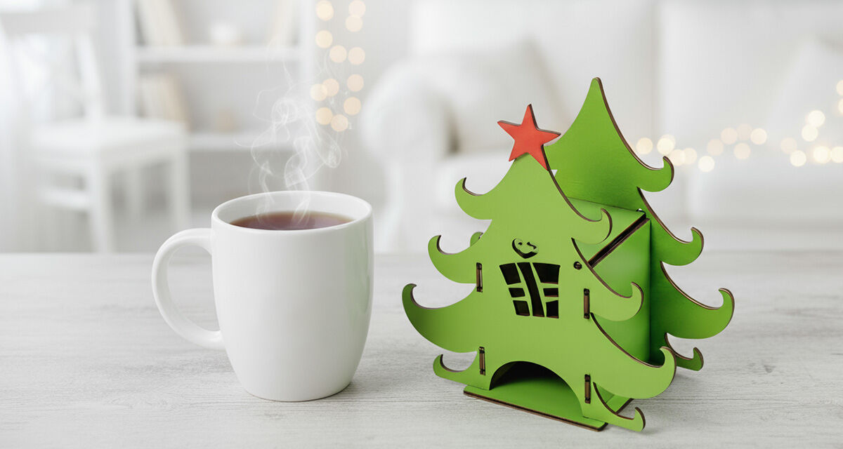 Шкатулка для чая «Новогодняя Ёлочка»