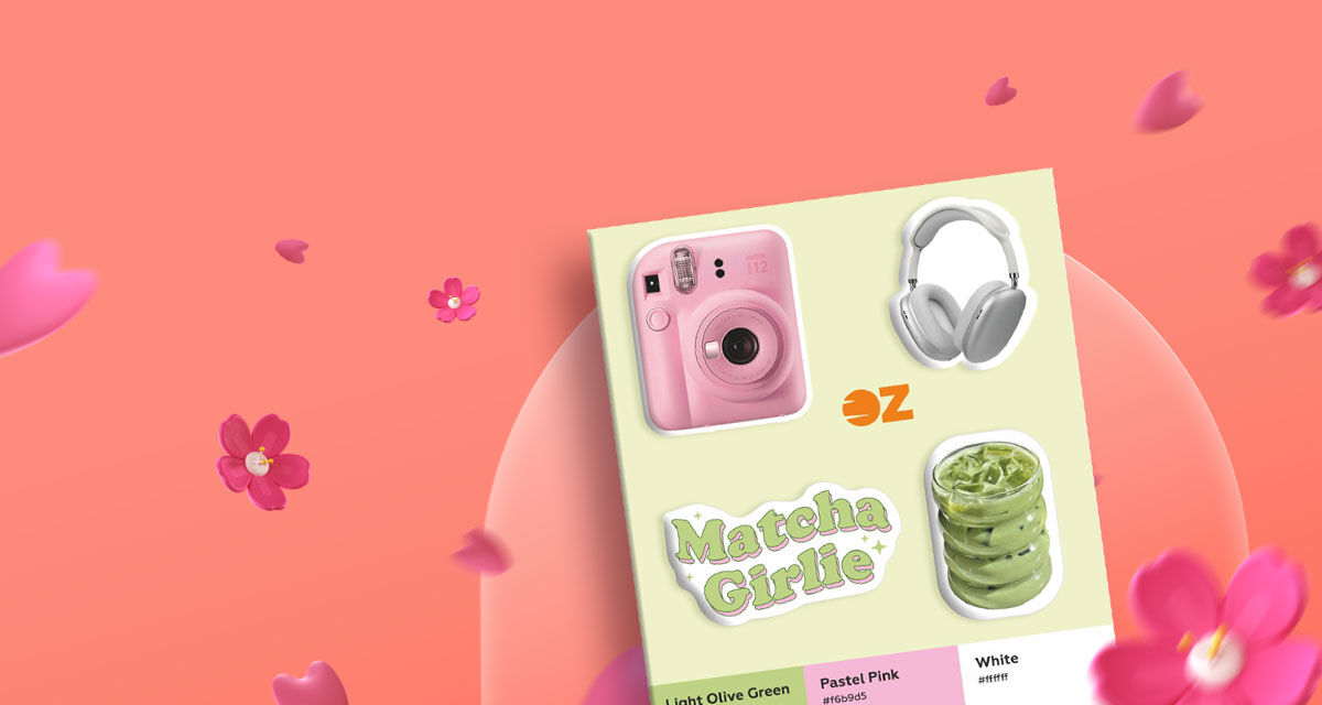 Набор 3D наклеек Matcha